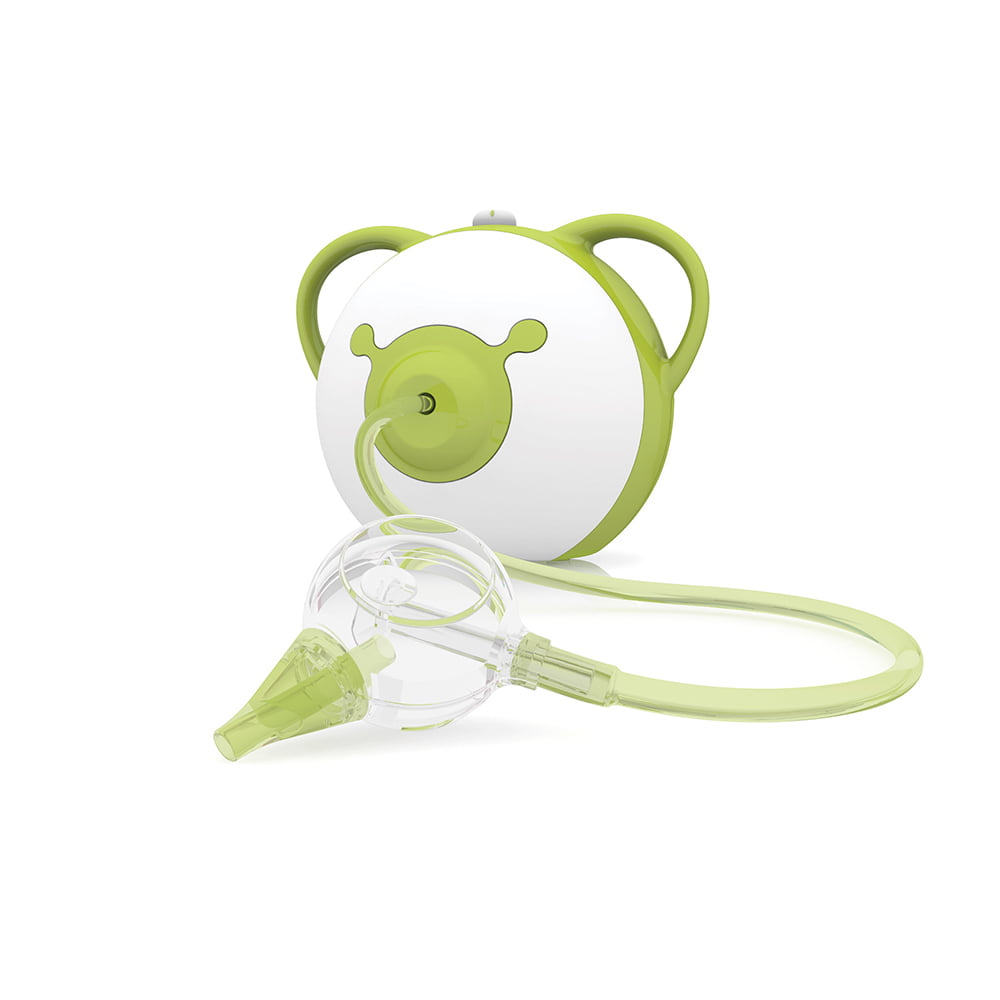 Nosiboo Pro Electric Nasal Aspirator for babies to clear stuffy little noses: green