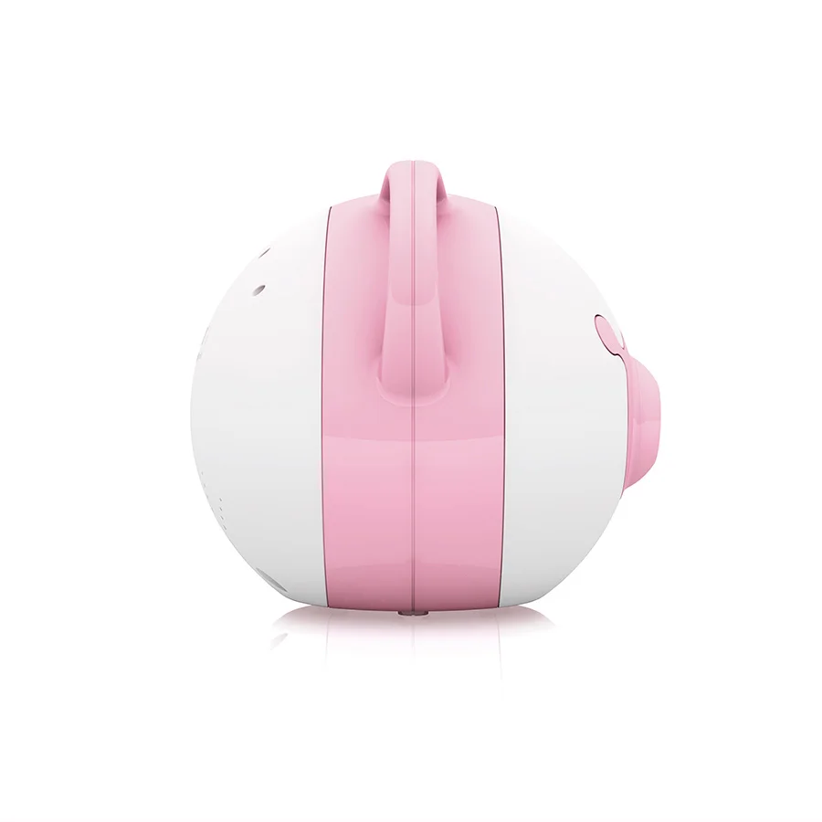 Nosiboo Pro Electric Nasal Aspirator for babies to clear stuffy little noses: pink, right side view