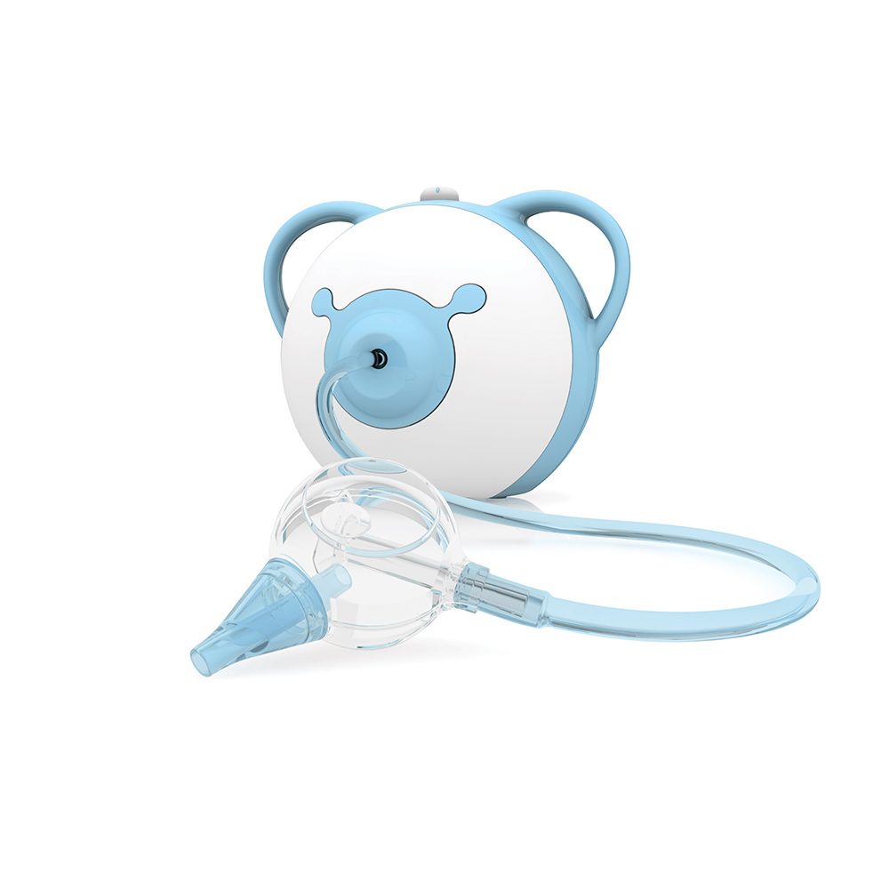 Nosiboo Pro Electric Nasal Aspirator for babies to clear stuffy little noses: blue,